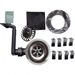 Корзинчатый вентиль 3.5" + комплект для монтажа Franke 112.0006.351