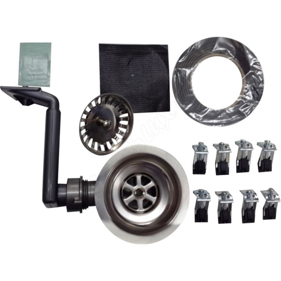 Корзинчатый вентиль 3.5" + комплект для монтажа Franke 112.0006.351