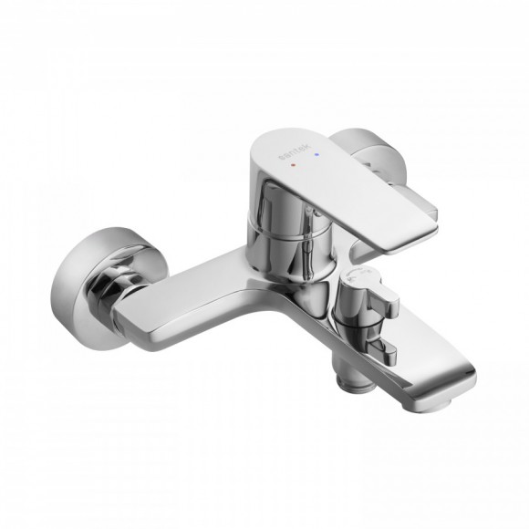 Смеситель Santek Арма для ванны c душем однорычажный, поворотный излив, хром WH5A10007C001