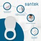 Унитаз-компакт Santek Бореаль с диагональным выпуском, стандарт, антивсплеск, softclose 1WH302146
