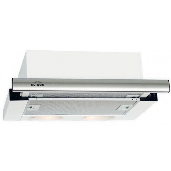 Кухонная вытяжка ELIKOR Интегра 60П-400-В2Л, белый/нерж.сталь