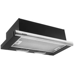 Кухонная вытяжка ELIKOR Интегра 60П-400-В2Л, черный/нерж.сталь