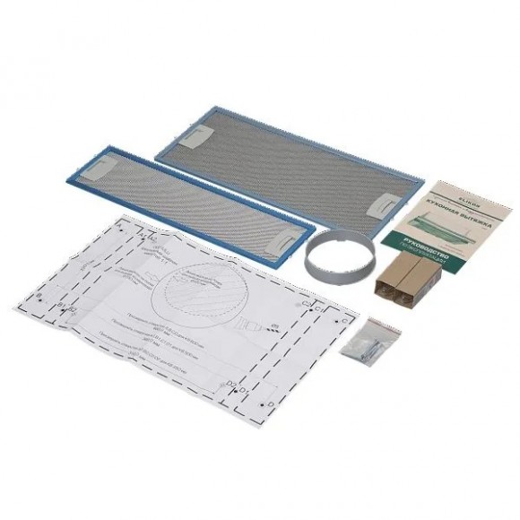 Вытяжка кухонная ELIKOR Line 60П-400-В2Л, белый/хром