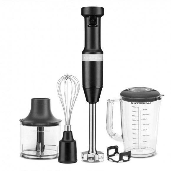 Погружной блендер KitchenAid, матовый черный, 5KHBV83EBM