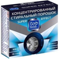 Концентрированный стиральный порошок TOP HOUSE Super effect 900 г