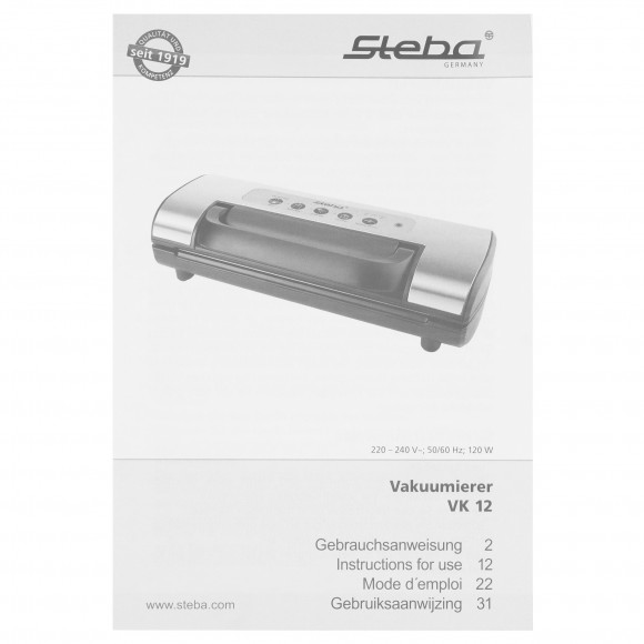Вакуумный упаковщик Steba VK 12