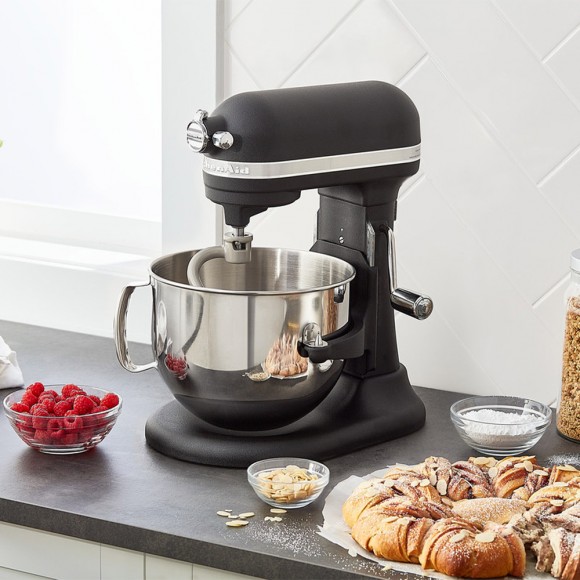 Планетарный миксер KitchenAid ARTISAN 6.9 л, черный чугун, 5KSM7580XEBK