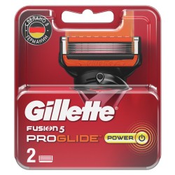 Сменные кассеты для бритья Gillette Fusion5 ProGlide Power, 2 шт