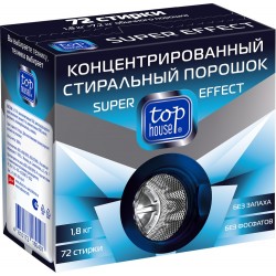 Концентрированный стиральный порошок TOP HOUSE Super effect 1800 г