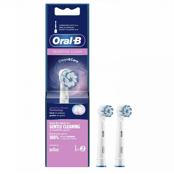 Насадки для зубной щетки ORAL-B  EB60 Sensitive Clean (2 шт)