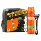 Подарочный набор Gillette Fusion5 + гель для бритья 200 мл + косметичка