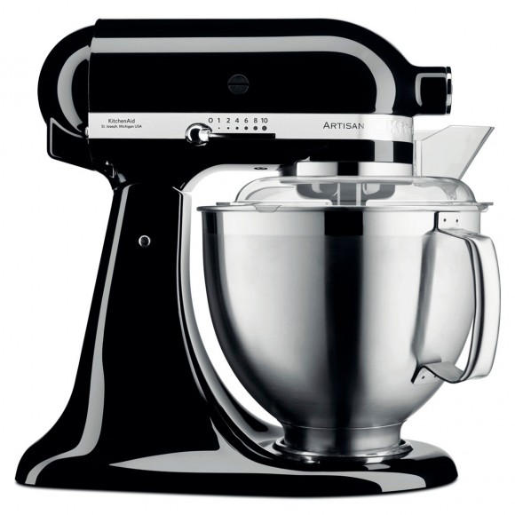 Планетарный Миксер KitchenAid ARTISAN 4.8 л, чёрный, 5KSM185PSEOB