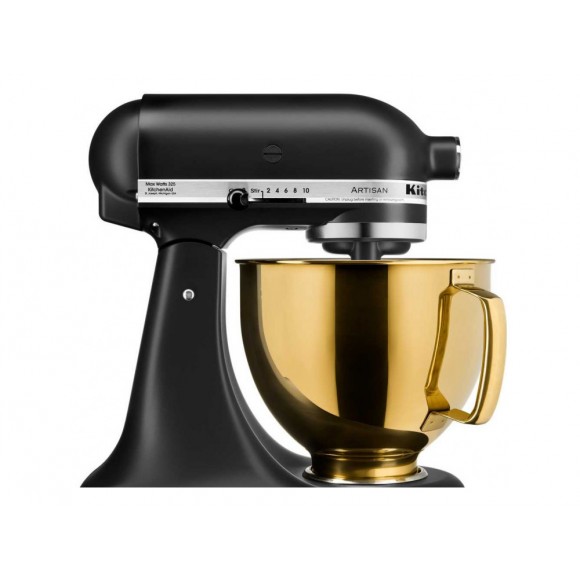 Чаша стальная с PVD покрытием 4.8 л KitchenAid, сияющий золотой, 5KSM5SSBRG