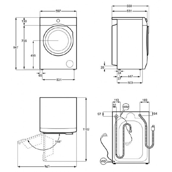 Стирально-сушильная машина Electrolux EW8W4402QE