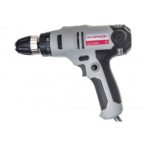 Дрель-шуруповерт сетевая Интерскол ДШ-10/320Э2 (220.1.1.00)