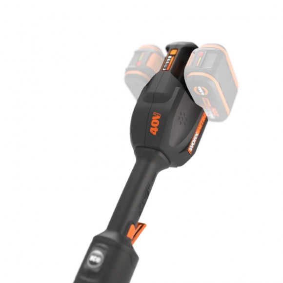 Триммер WORX WG185E.9 40V (38см) бесщеточный аккумуляторный