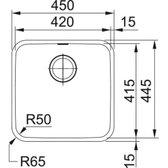 Кухонная мойка Franke BELL BCX 110-42