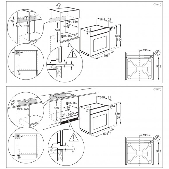 Духовой шкаф AEG BCE451351M