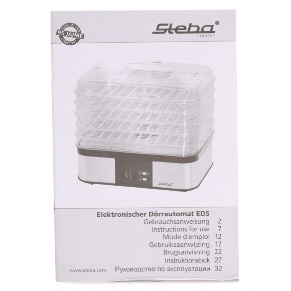 Сушилка для овощей и фруктов Steba ED 5