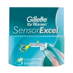 Сменные кассеты для бритвы Gillette Venus Sensor Excel, 5 шт