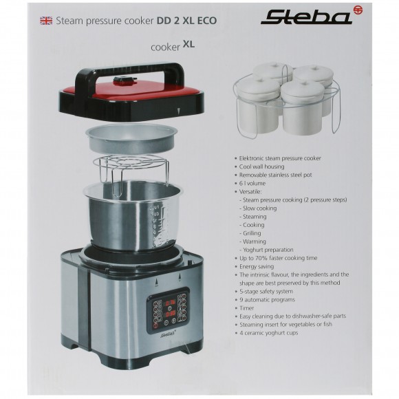 Мультиварка-скороварка-медленноварка STEBA DD 2 XL ECO