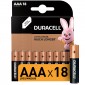 Батарейки DURACELL AAA (LR03) экономичная упаковка, 18 шт