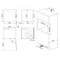Винный шкаф встраиваемый SMEG CVI629NR3 черное стекло