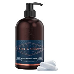Средство для очищения бороды и лица King C. Gillette 350 мл