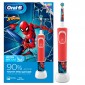 Детская электрическая зубная щетка Oral-B Vitality Kids Spiderman "человек-паук" D100.413.2K в подарочной упаковке