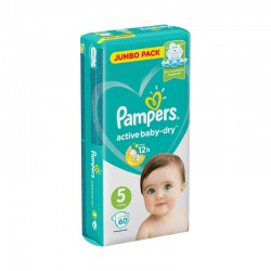 Подгузники Pampers Active Baby-Dry Junior (11-16 кг) Джамбо, 60шт