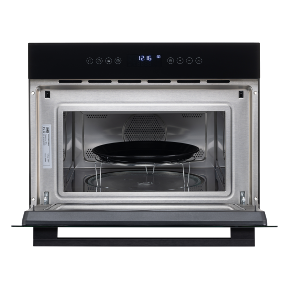 Микроволновая печь в дизайне духового шкафа VARD VMC355HK, черное стекло