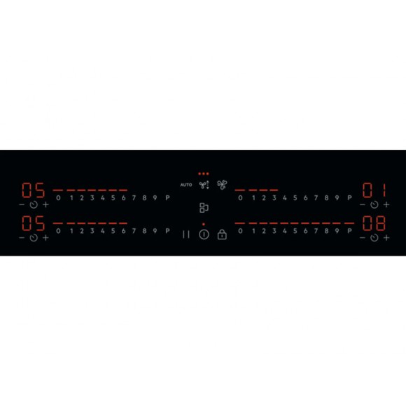Индукционная варочная поверхность с вытяжкой AEG NCH74B01AB