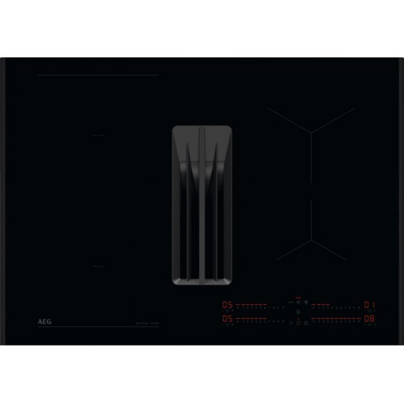 Индукционная варочная поверхность с вытяжкой AEG NCH74B01AB