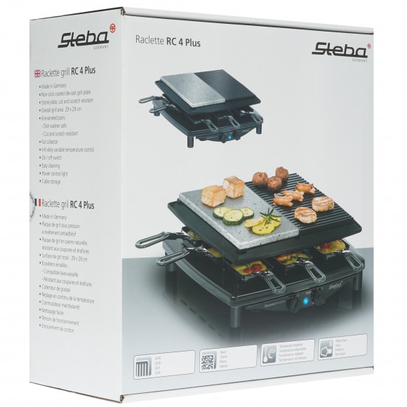 Раклетница Steba RC 4 plus DELUX chrom