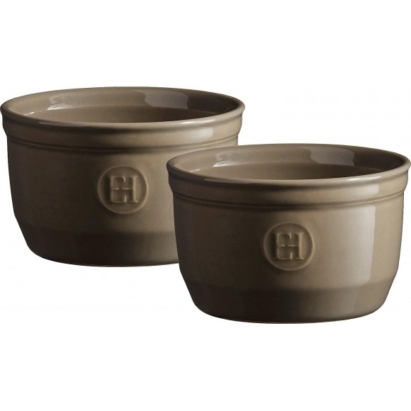 Набор из 2-х рамекинов №10 Emile Henry, флинт