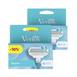 Сменные кассеты для бритвы Gillette Venus Smooth, 4+4 (8 шт)