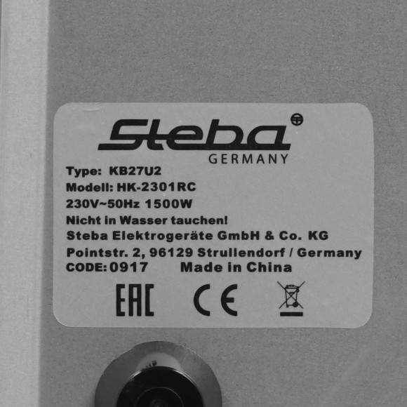 Минипечь Steba KB 27