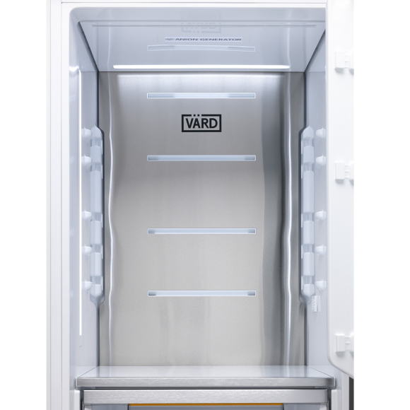 Встраиваемый холодильник VARD VIC177NI, двухкамерный с нижней морозильной камерой