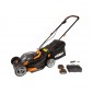 Аккумуляторная газонокосилка WORX WG743E