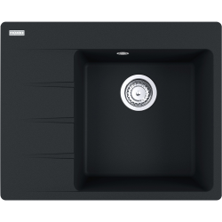 Кухонная мойка Franke CENTRO CNG 611/211-62 TL черный матовый чаша справа