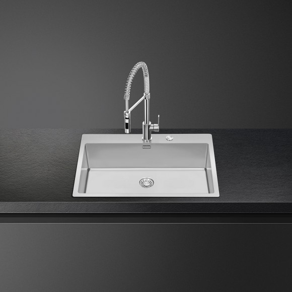 Мойка SMEG VR12S70RS нержавеющая сталь матовый