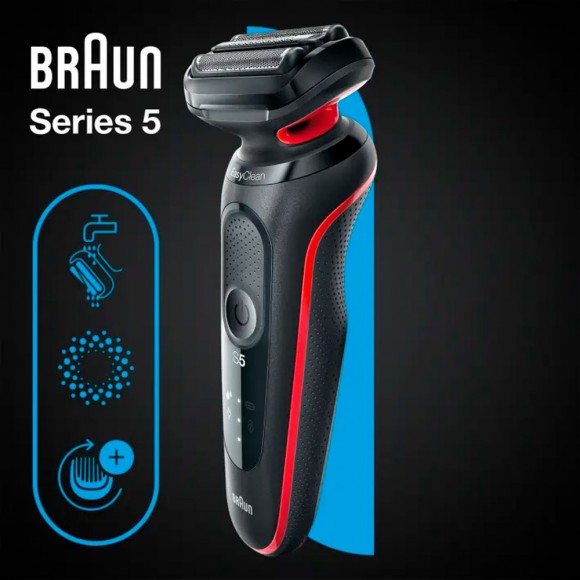 Электробритва Braun Series 5 51-R1000S Black/Red Wet&Dry