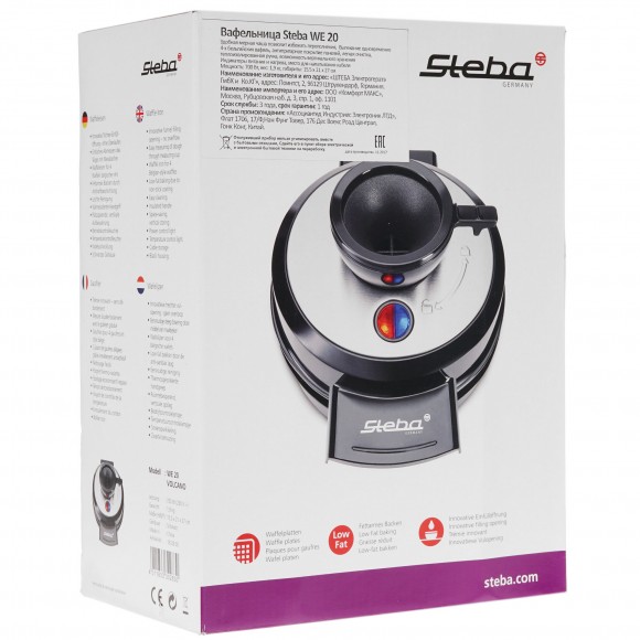 Вафельница Steba WE 20 volkano black