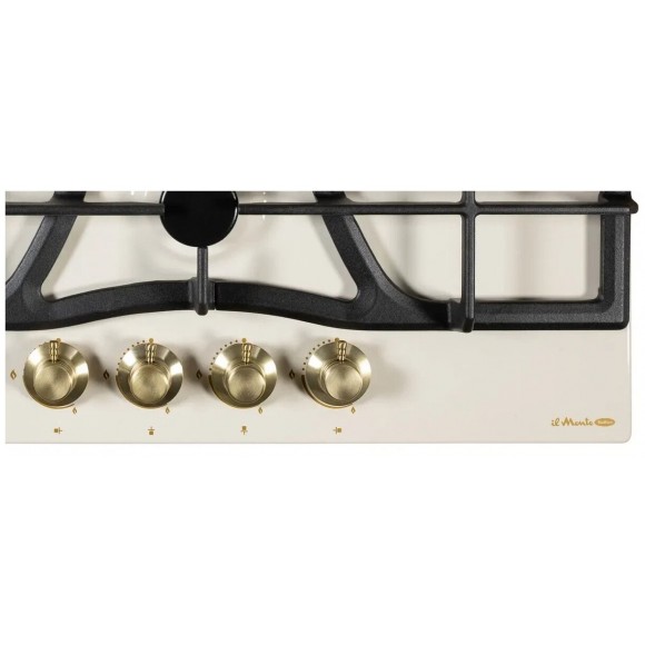 Встраиваемая варочная поверхность газовая il Monte BH-651E NSD IVORY RUSTICO