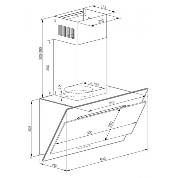 Вытяжка Graude DHK 60.1 EL