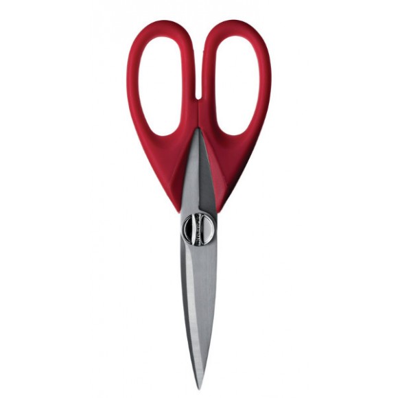 Ножницы многофункциональные кухонные, нерж.сталь, красные ручки, KitchenAid, KC351OHERA