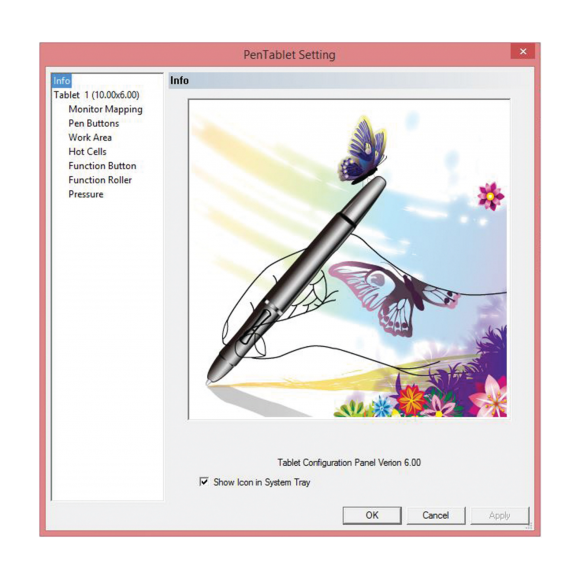 Графический планшет 21794 Trust PANORA 250х150 48 клавиш + колесо