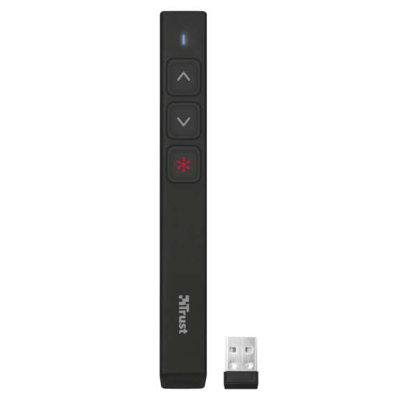 Презентор 21946 Trust SQUBE ультра тонкий с лазерной указкой