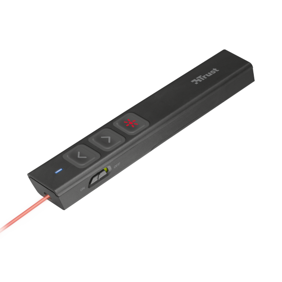 Презентор 21946 Trust SQUBE ультра тонкий с лазерной указкой