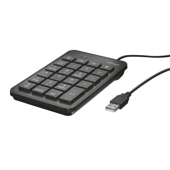 Проводная клавиатура 22221 Trust XALAS цифровая панель с 5 доп клавишами